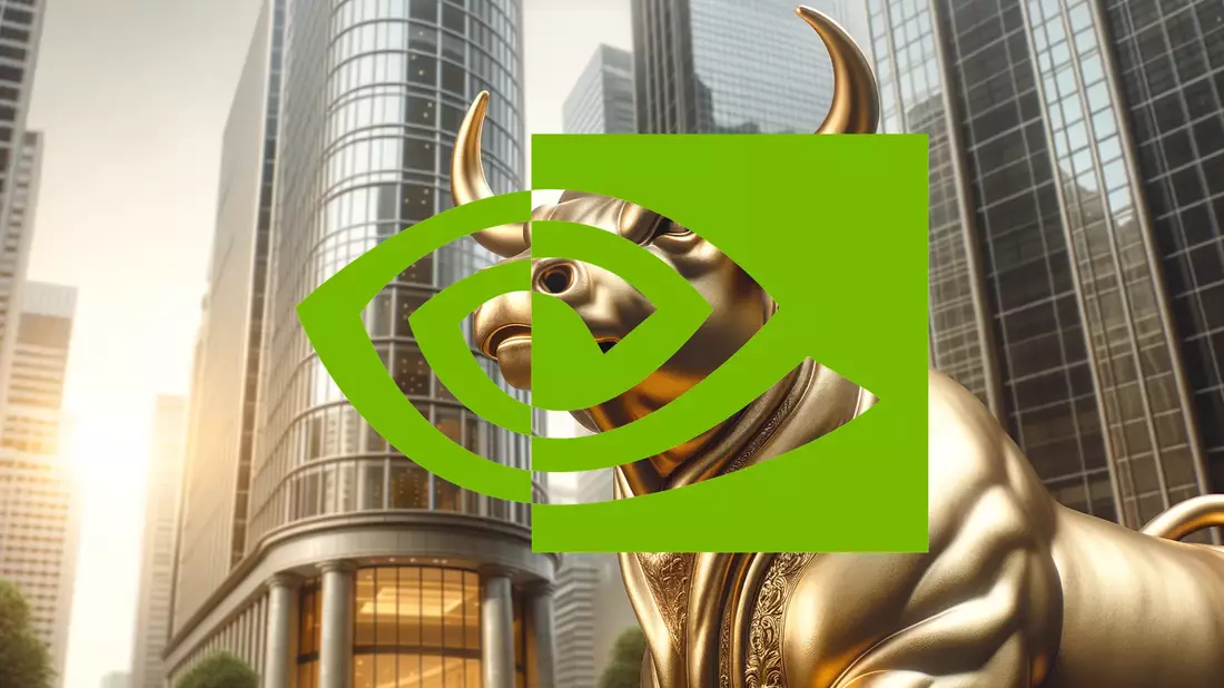 Nvidia: Un Gigante en una Encrucijada de Mercado Illustration mit AI erstellt übermittelt durch boerse-global.de