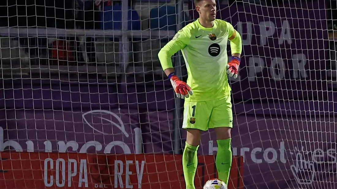 Marc-André ter Stegen verlässt wohl den FC Barcelona. (Archivbild) - Bild: Rudy Garcia/AP/dpa