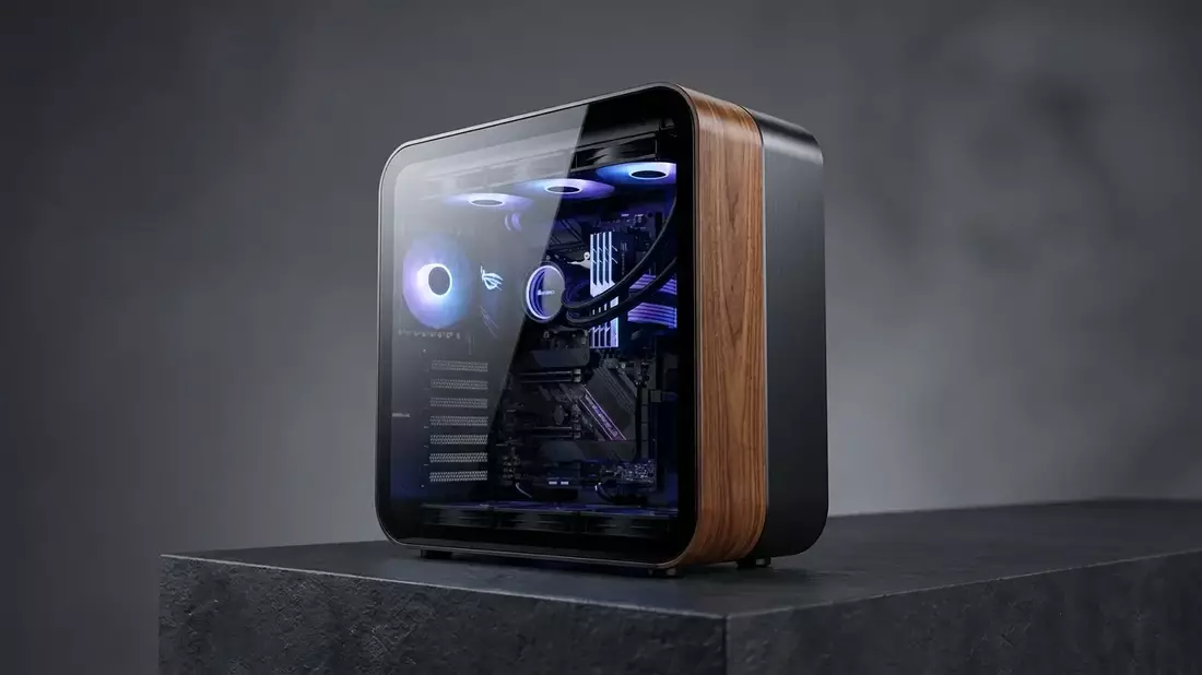 Jonsbo TK-4: Premium-Gehäuse mit Panorama-Glas und Holzoptik - Bild: über boerse-global.de