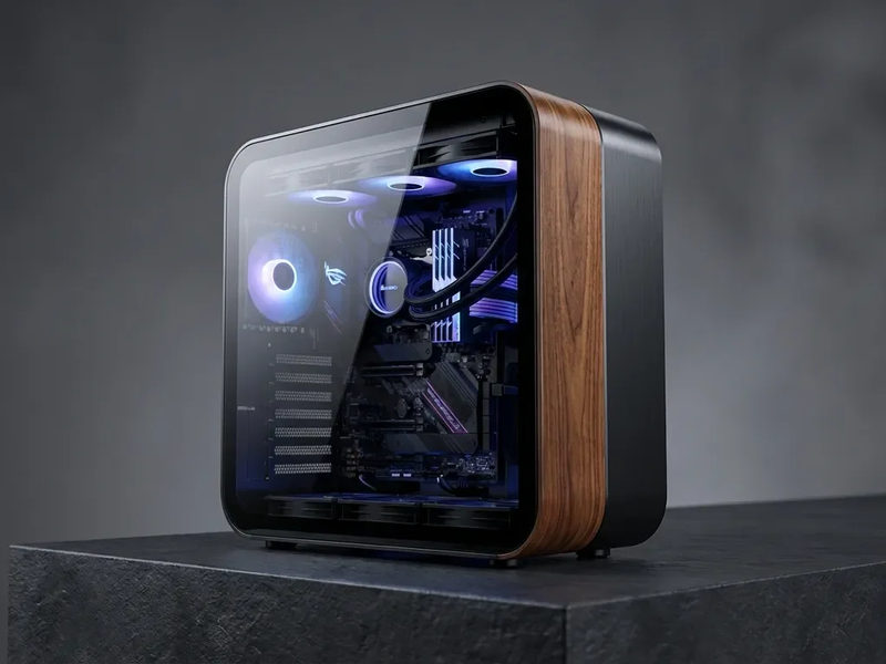 Jonsbo TK-4: Premium-Gehäuse mit Panorama-Glas und Holzoptik - Foto: über boerse-global.de