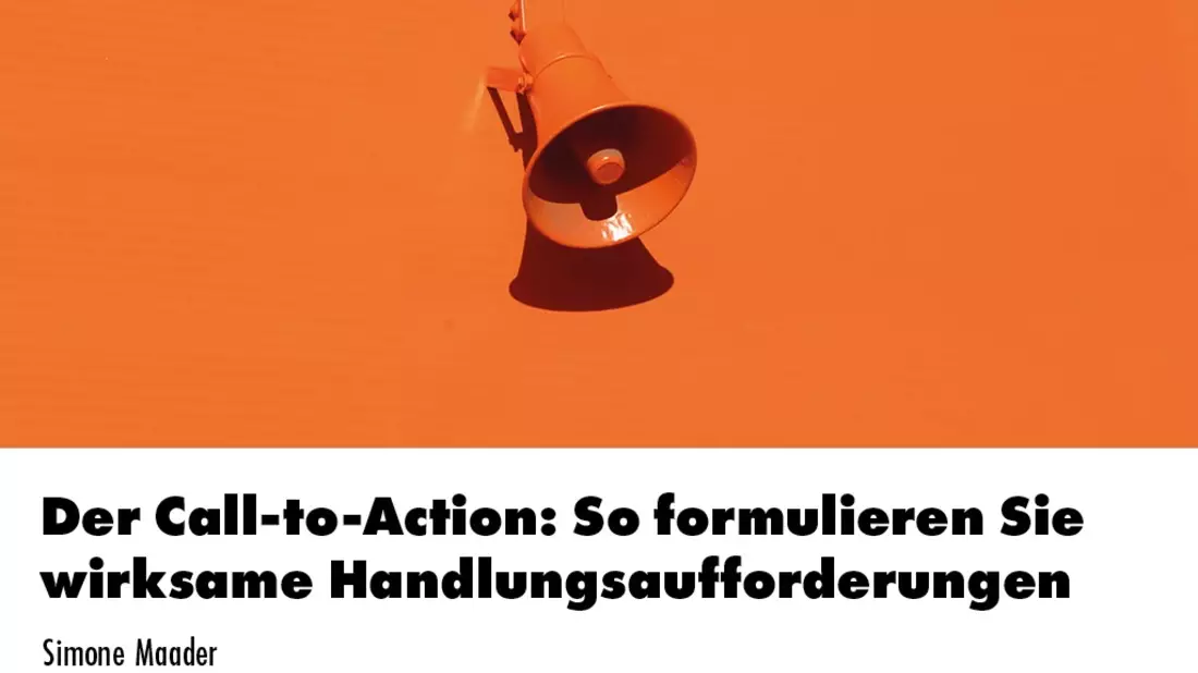 Der Call-to-Action: So formulieren Sie wirksame Handlungsaufforderungen / Ein Online-Seminar der news aktuell Academy - Bild: presseportal.de