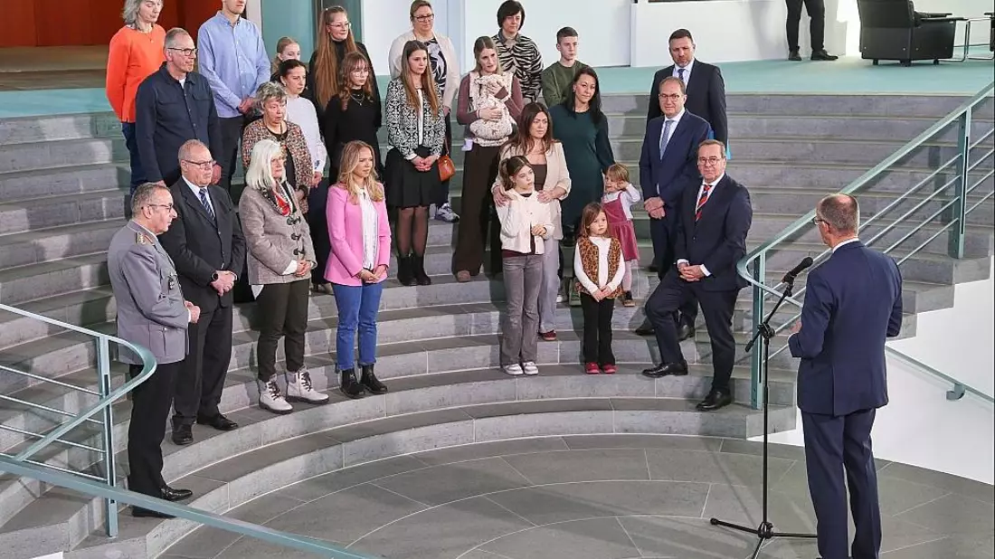 Empfang der Familienangehörigen am 20.01.2026 - Bild: via dts Nachrichtenagentur