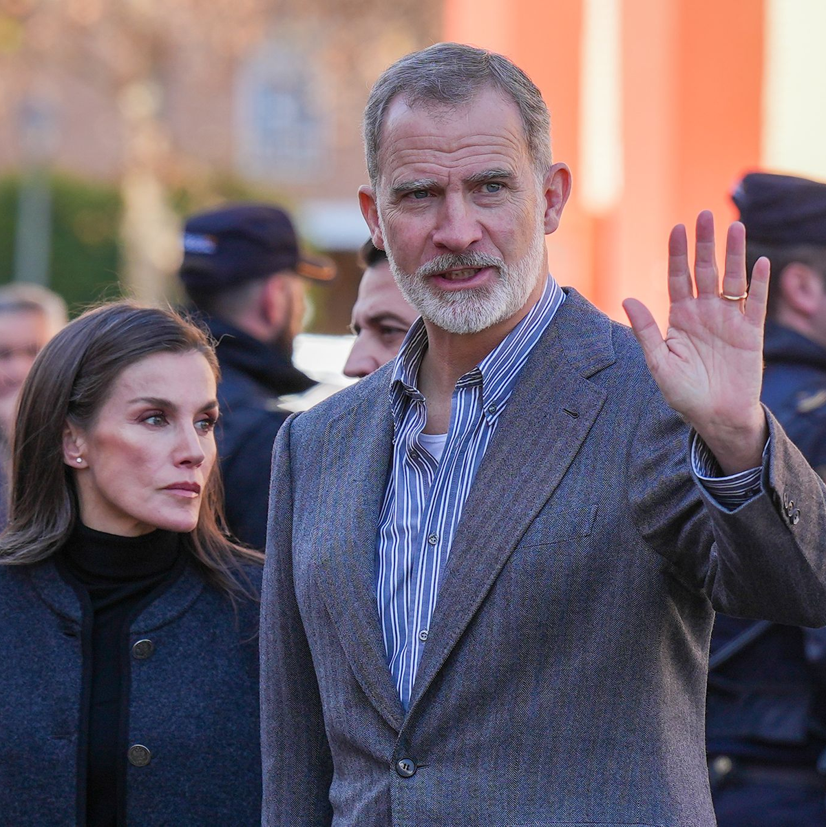 König Felipe VI. und Königin Letizia eilten nach Andalusien. - Foto: Francisco J. Olmo/EUROPA PRESS/dpa