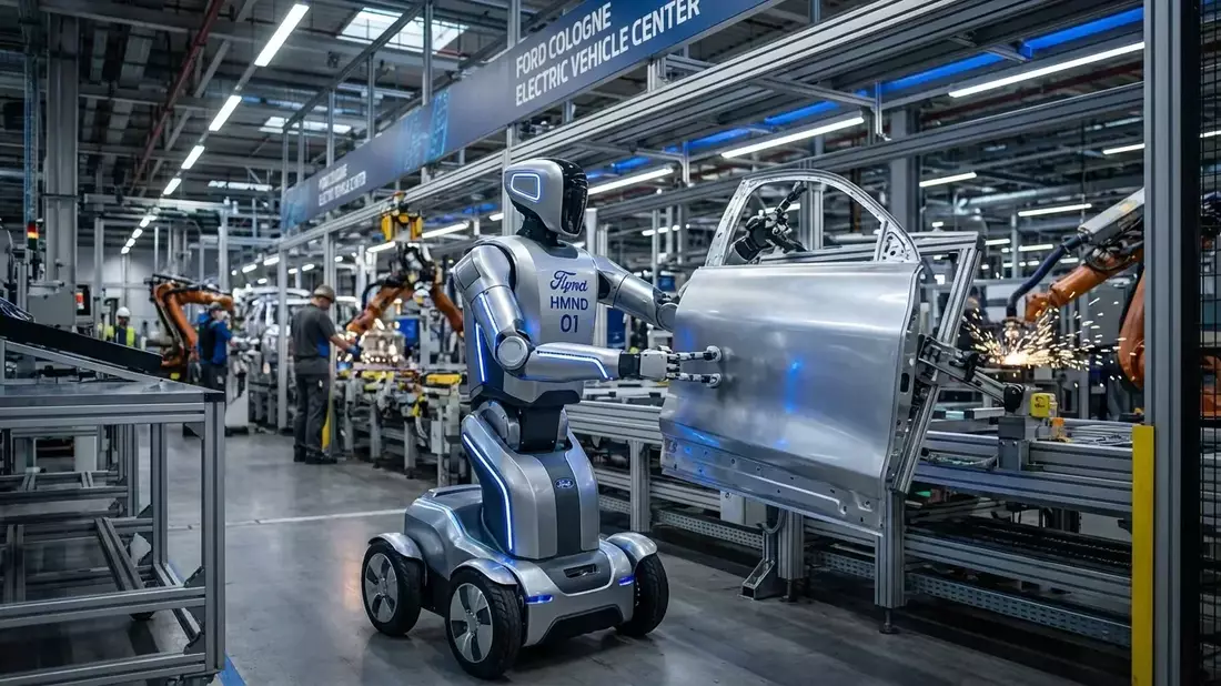 Humanoid-Roboter Alpha HMND 01 überzeugt bei Ford in Köln - Bild: über boerse-global.de