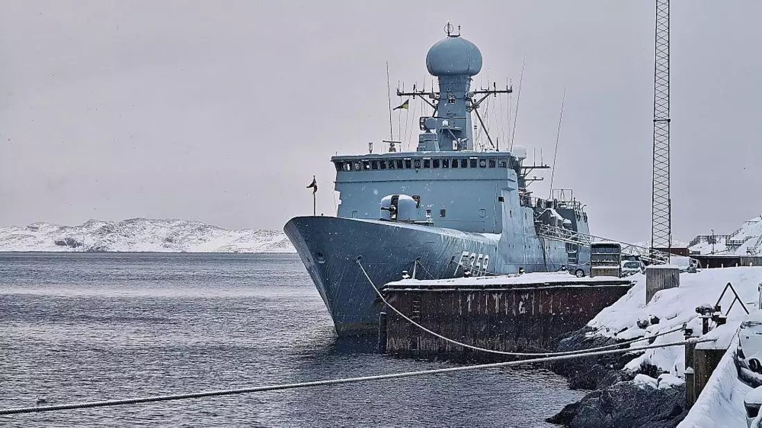 Dänisches Kriegsschiff in Grönland am 19.01.2026 - Bild: via dts Nachrichtenagentur