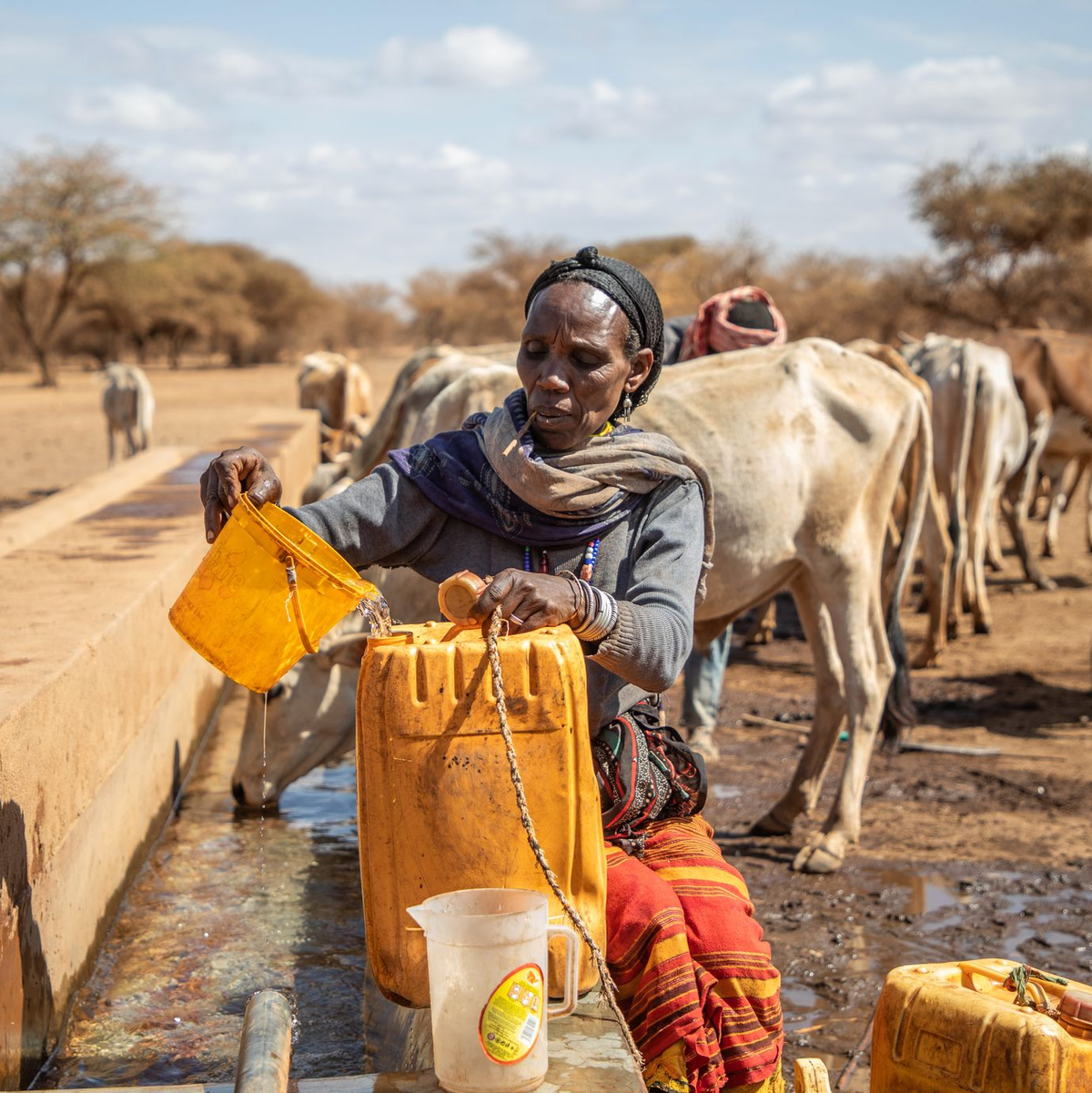 Selbst dort, wo Wassermengen stabil scheinen, schrumpft der tatsächlich nutzbare Anteil unter anderem aufgrund von Verschmutzung. - Foto: -/UNU-INWEH/dpa