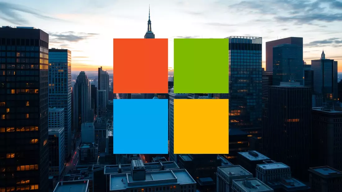 Microsoft Shares Dip Amid Broader Tech Sell-Off Triggered by Trade Concerns Illustration mit AI erstellt übermittelt durch boerse-global.de