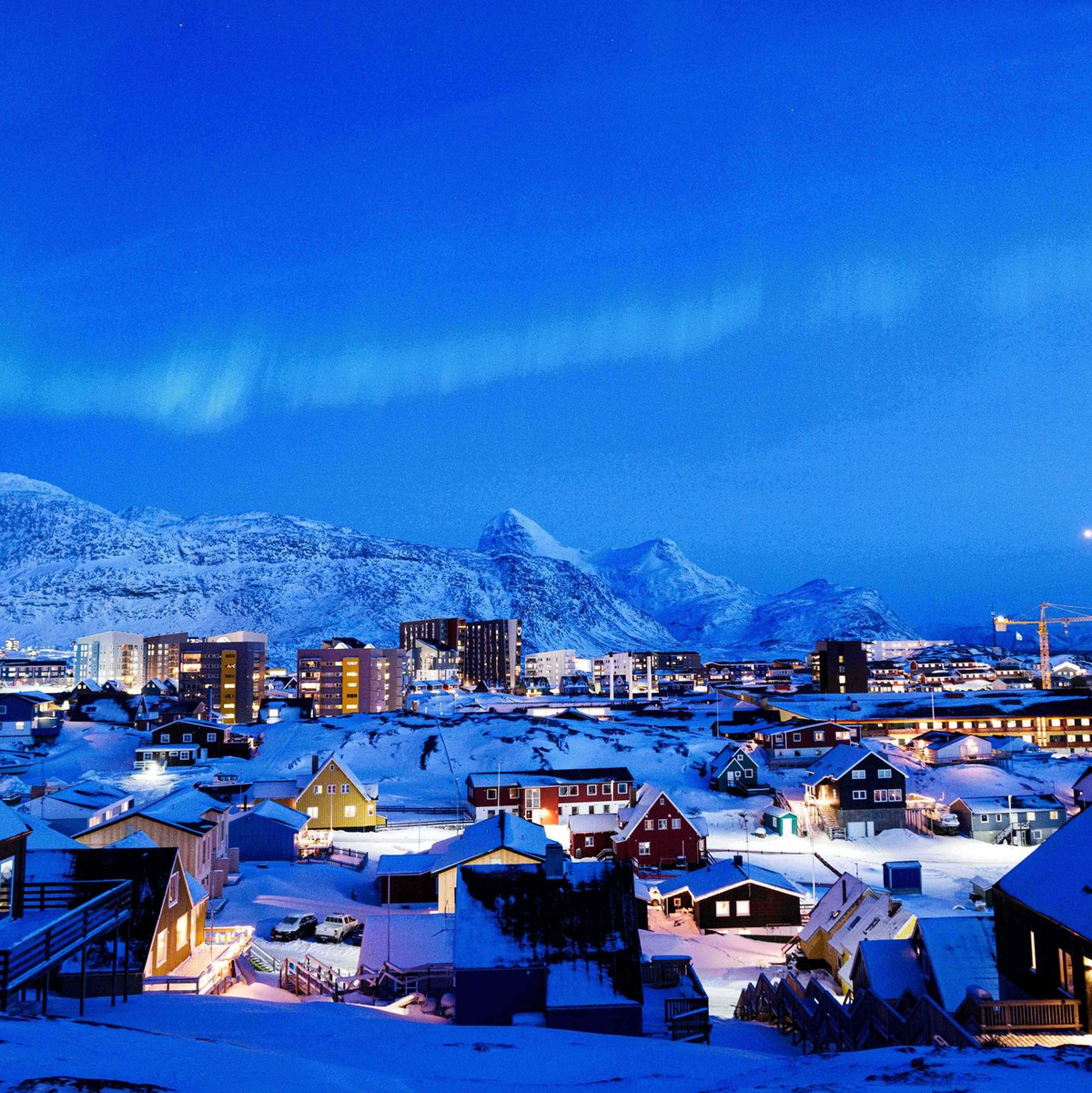 Die USA wollen sich Grönland einverleiben. - Foto: Evgeniy Maloletka/AP/dpa