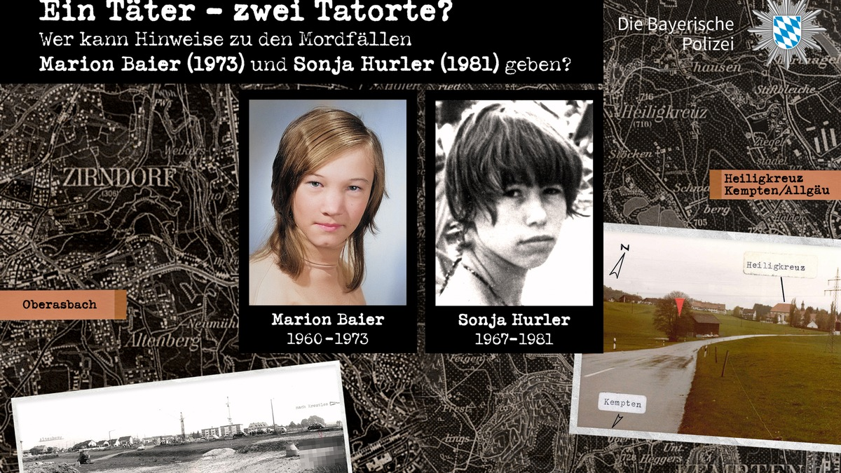 POL-MFR: (87) Mordfall Marion Baier - Ermittler werten 150 Hinweise aus der Bevölkerung aus - Foto: presseportal.de