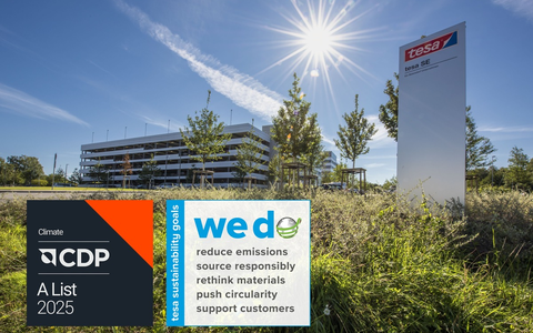 Zum dritten Mal in Folge: tesa erhält A-Rating von CDP für Klimaschutz-Engagement - Foto: presseportal.de