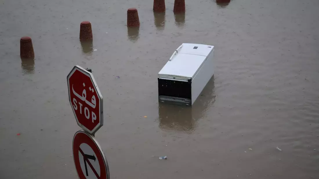 In Tunesien kommt es seit Montag zu schweren Regenfällen und Überschwemmungen. - Bild: Zhou Haojin/XinHua/dpa