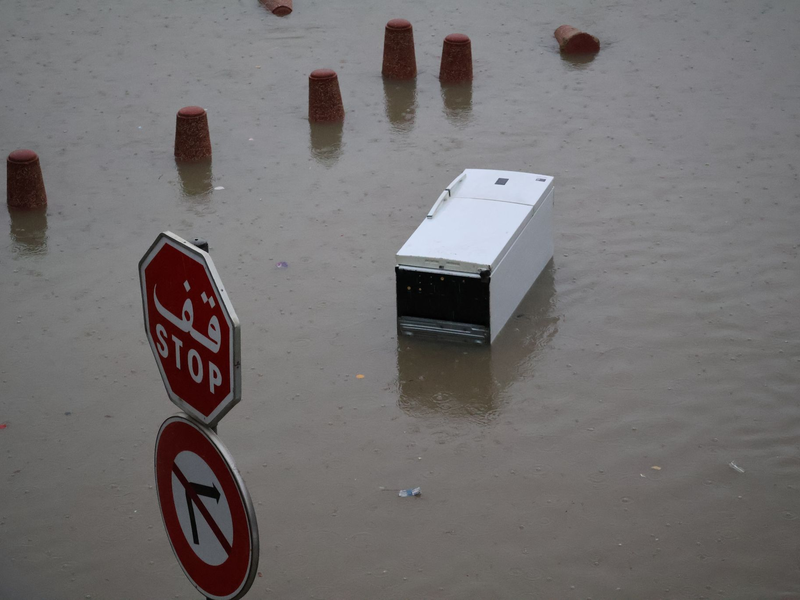 In Tunesien kommt es seit Montag zu schweren Regenfällen und Überschwemmungen. - Foto: Zhou Haojin/XinHua/dpa