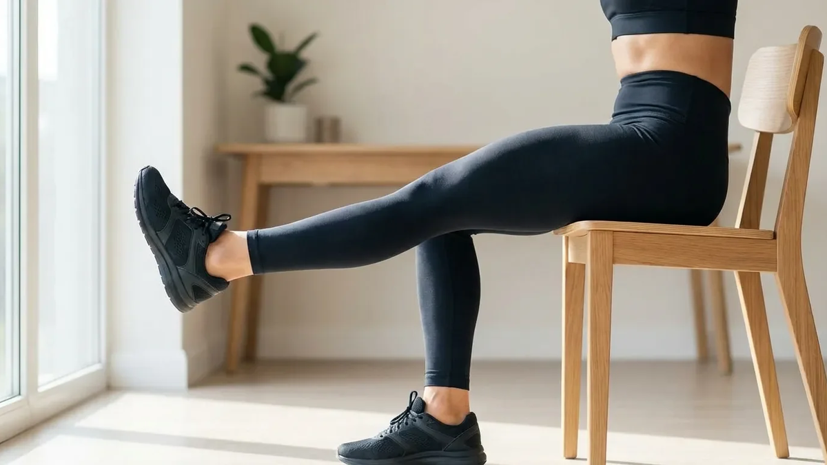 Kniestrecken im Sitzen: Die unterschätzte Waffe gegen Schmerzen - Foto: über boerse-global.de