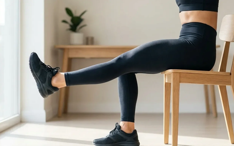Kniestrecken im Sitzen: Die unterschätzte Waffe gegen Schmerzen - Foto: über boerse-global.de