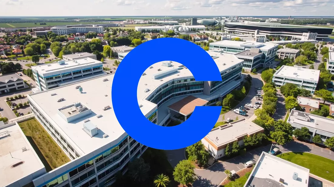 Coinbase Shares Defy Crypto Downturn with Strategic Wins Illustration mit AI erstellt übermittelt durch boerse-global.de