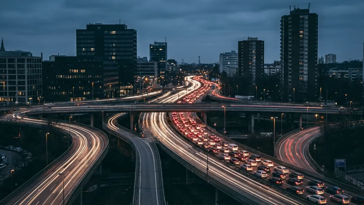 TomTom-Studie: Deutsche Städte versinken 2025 noch tiefer im Stau - Foto: über boerse-global.de