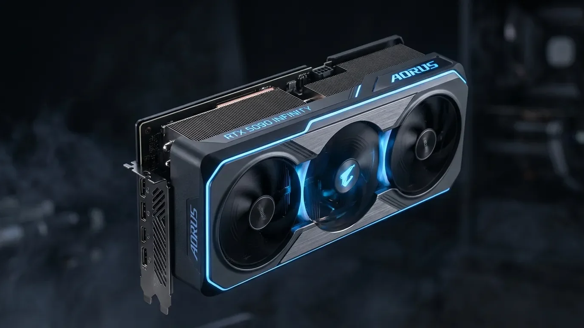 GIGABYTE AORUS RTX 5090 INFINITY: Revolutionärer Kühler für kompakte Spitzenleistung - Foto: über boerse-global.de