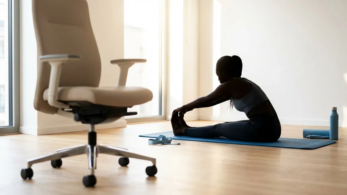 Langsitz: Die einfache Dehnübung gegen das Dauersitzen - Foto: über boerse-global.de