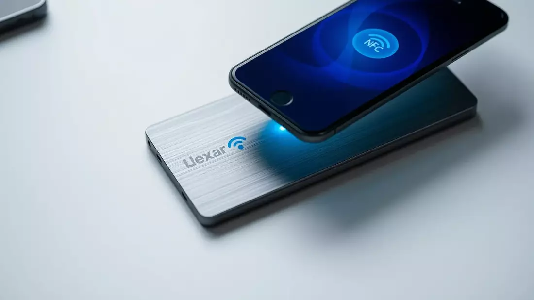 Lexar TouchLock SSD: Passwort-Schutz per Smartphone-Tap - Bild: über boerse-global.de