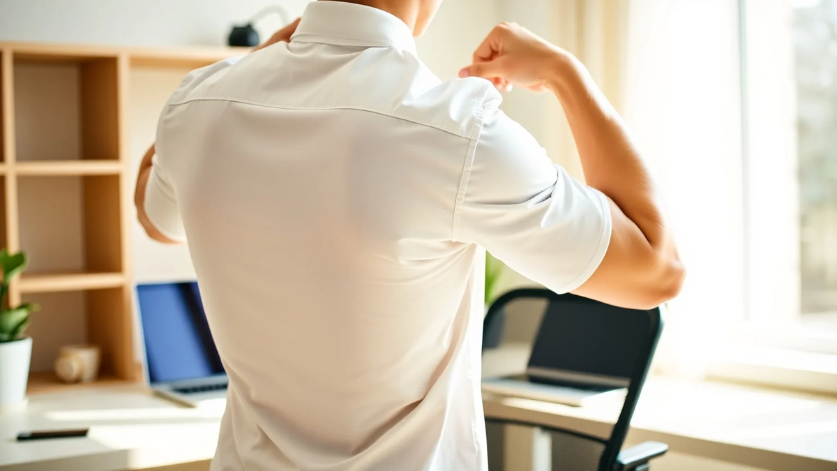 „Stolze Brust“: Diese einfache Übung bekämpft den Büro-Rundrücken - Foto: über boerse-global.de