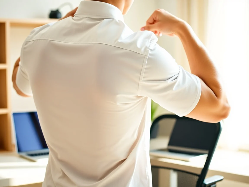 „Stolze Brust“: Diese einfache Übung bekämpft den Büro-Rundrücken - Foto: über boerse-global.de