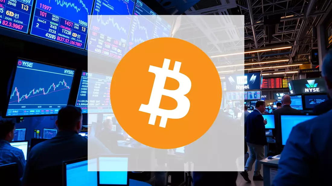 Bitcoin Navigates Volatile Terrain Amid Institutional Shifts Illustration mit AI erstellt übermittelt durch boerse-global.de