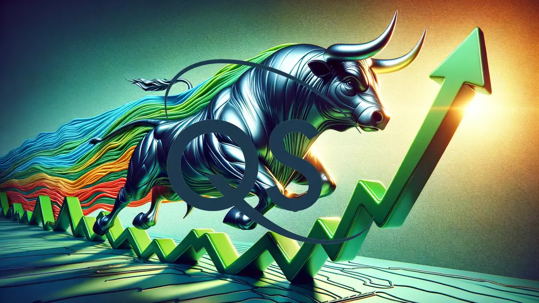 QuantumScape Shares Bounce from Key Technical Support Illustration mit AI erstellt übermittelt durch boerse-global.de