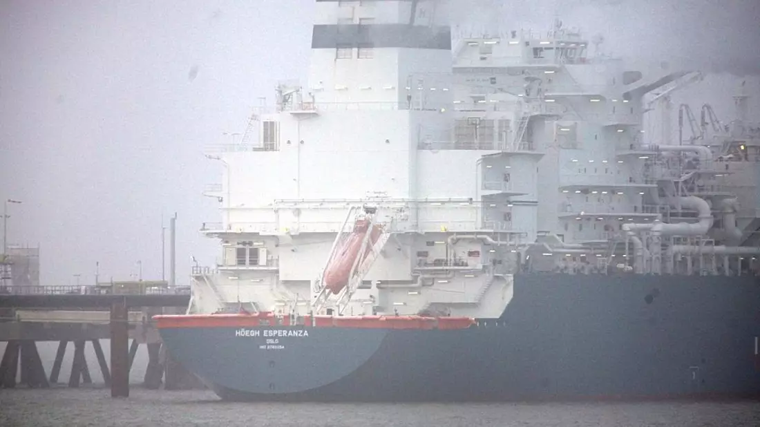 Schwimmendes LNG-Terminal in Wilhelmshaven (Archiv) - Bild: via dts Nachrichtenagentur