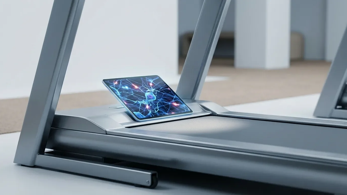 Laufband-Training mit Denksport schützt das Gehirn - Foto: über boerse-global.de