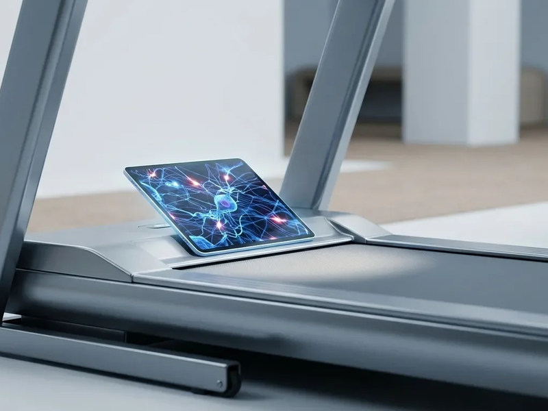 Laufband-Training mit Denksport schützt das Gehirn - Foto: über boerse-global.de