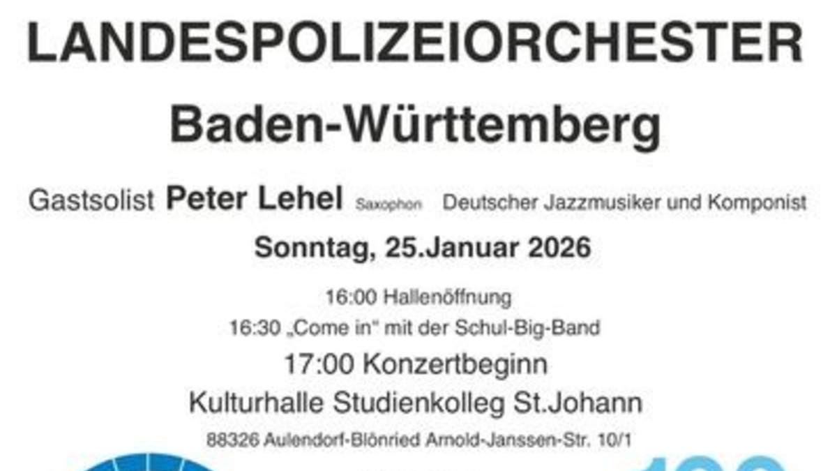 PP Ravensburg: Benefizkonzert des Landespolizeiorchesters in Aulendorf-Blönried - Foto: presseportal.de