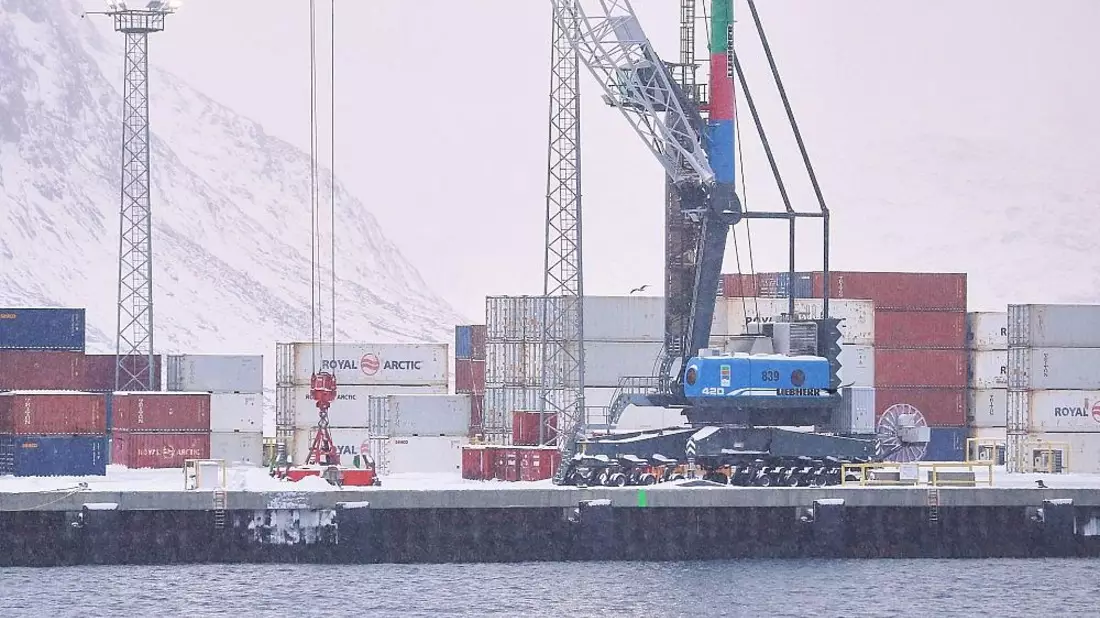 Containerhafen von Nuuk auf Grönland am 19.01.2026 - Bild: via dts Nachrichtenagentur