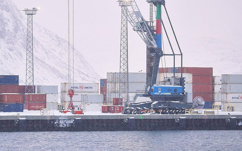Containerhafen von Nuuk auf Grönland am 19.01.2026 - Foto: via dts Nachrichtenagentur