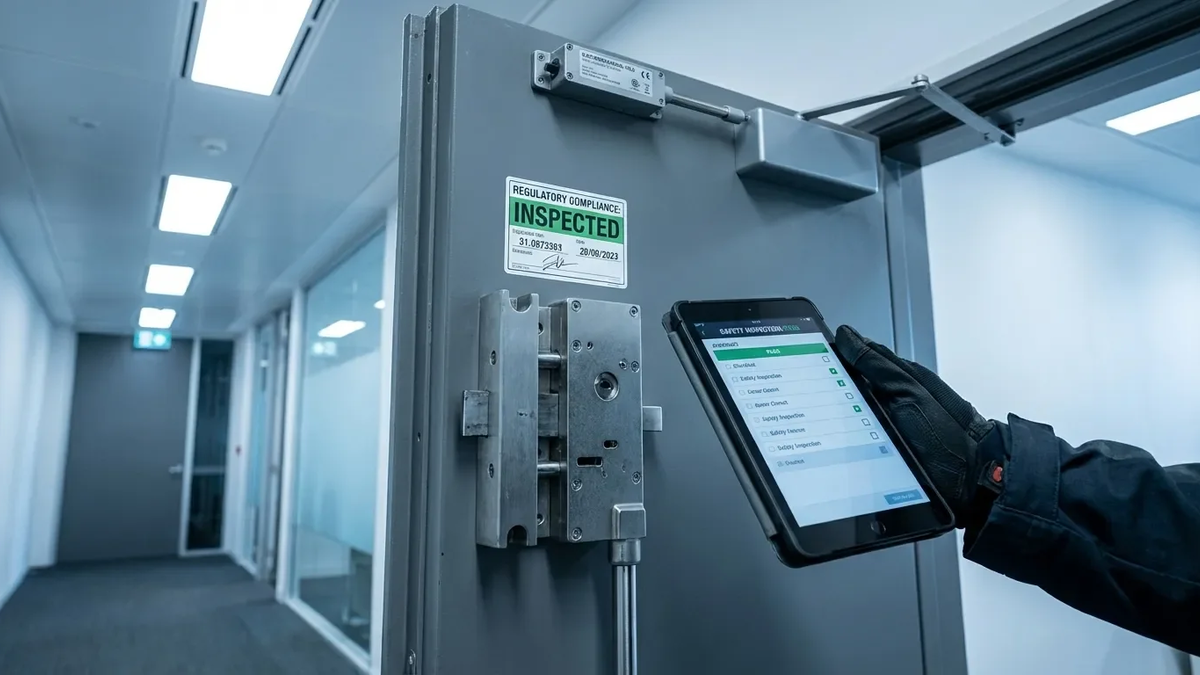 Brandschutz: Neue Kompetenzregeln für Türprüfer ab 2026 - Foto: über boerse-global.de