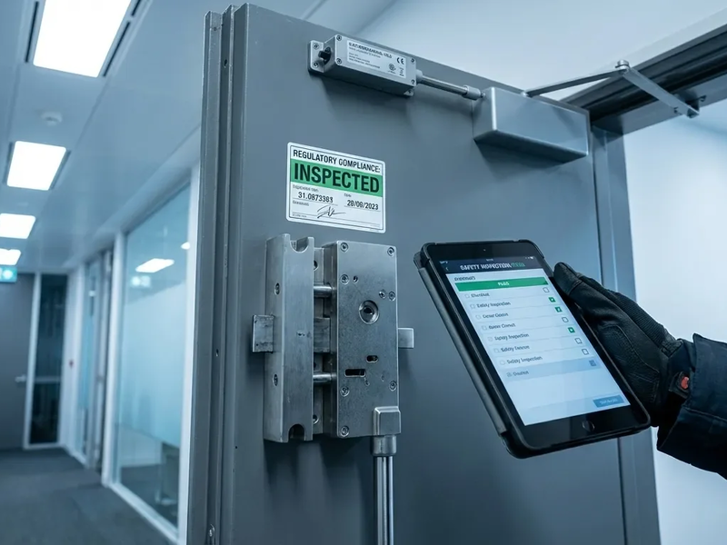 Brandschutz: Neue Kompetenzregeln für Türprüfer ab 2026 - Foto: über boerse-global.de