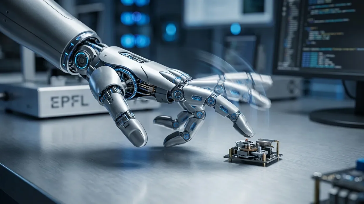 EPFL-Roboterhand löst sich ab und krabbelt autonom - Foto: über boerse-global.de