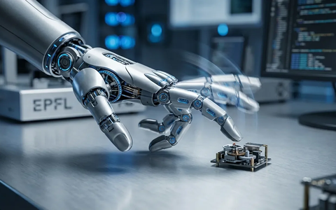 EPFL-Roboterhand löst sich ab und krabbelt autonom - Foto: über boerse-global.de