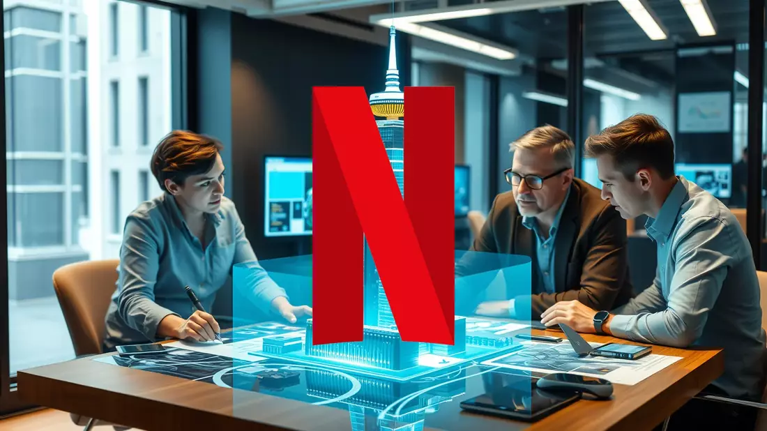 Netflix Shares Under Pressure Amid High-Stakes Acquisition Bid Illustration mit AI erstellt übermittelt durch boerse-global.de