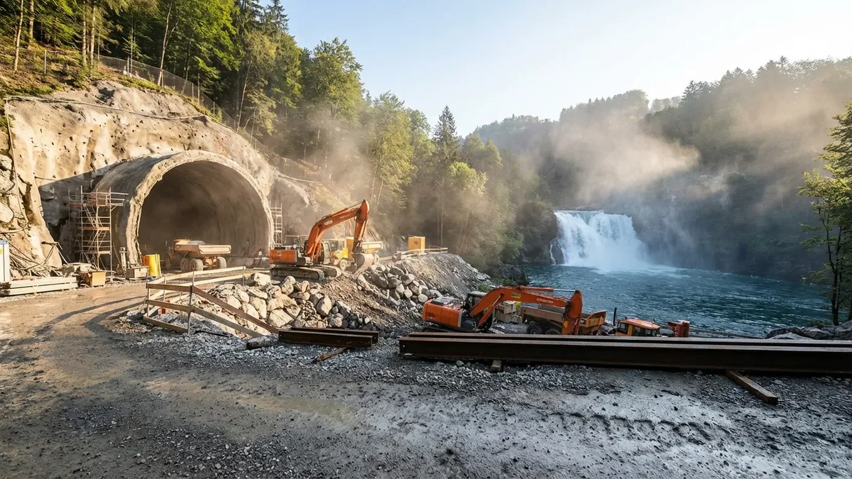 Energie AG startet Tunnelbau für 190-Millionen-Kraftwerk - Foto: über boerse-global.de