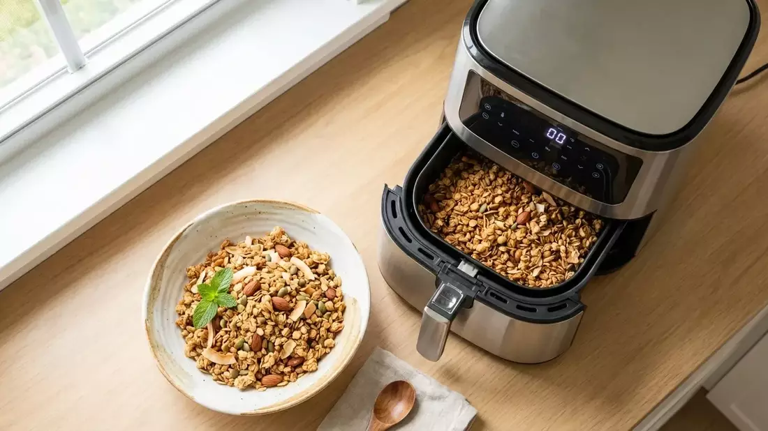 Airfryer-Granola: Der schnelle Kickstart für gesunde Frühstücke - Bild: über boerse-global.de