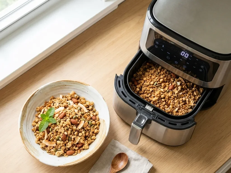 Airfryer-Granola: Der schnelle Kickstart für gesunde Frühstücke - Foto: über boerse-global.de