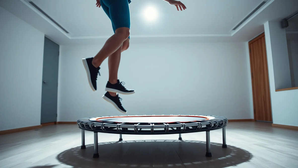 Jumping Fitness: Minitrampolin besiegt Rückenschmerzen - Foto: über boerse-global.de