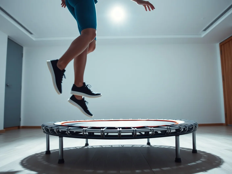 Jumping Fitness: Minitrampolin besiegt Rückenschmerzen - Foto: über boerse-global.de