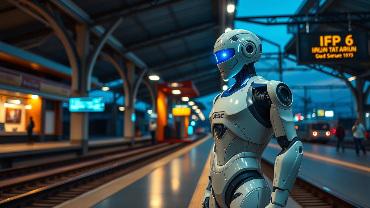 Roboter „ASC ARJUN“ soll Sicherheit auf Indiens Bahnhöfen revolutionieren - Foto: über boerse-global.de