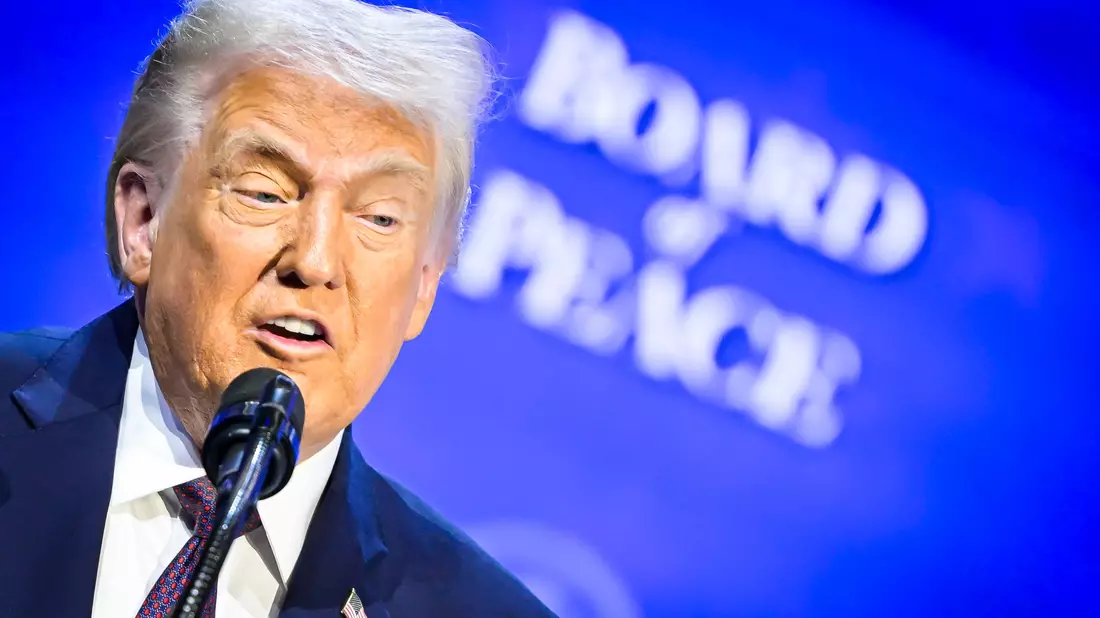 Will nicht mehr, dass Kanada Teil seines «Friedensrats» wird - US-Präsident Donald Trump.  - Bild: Gian Ehrenzeller/KEYSTONE/dpa