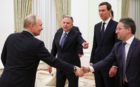 In der Nacht wurde der US-Sondergesandte Witkoff von Kremlchef Putin empfangen.  - Foto: Alexander Kazakov/Pool Sputnik Kremlin/AP/dpa