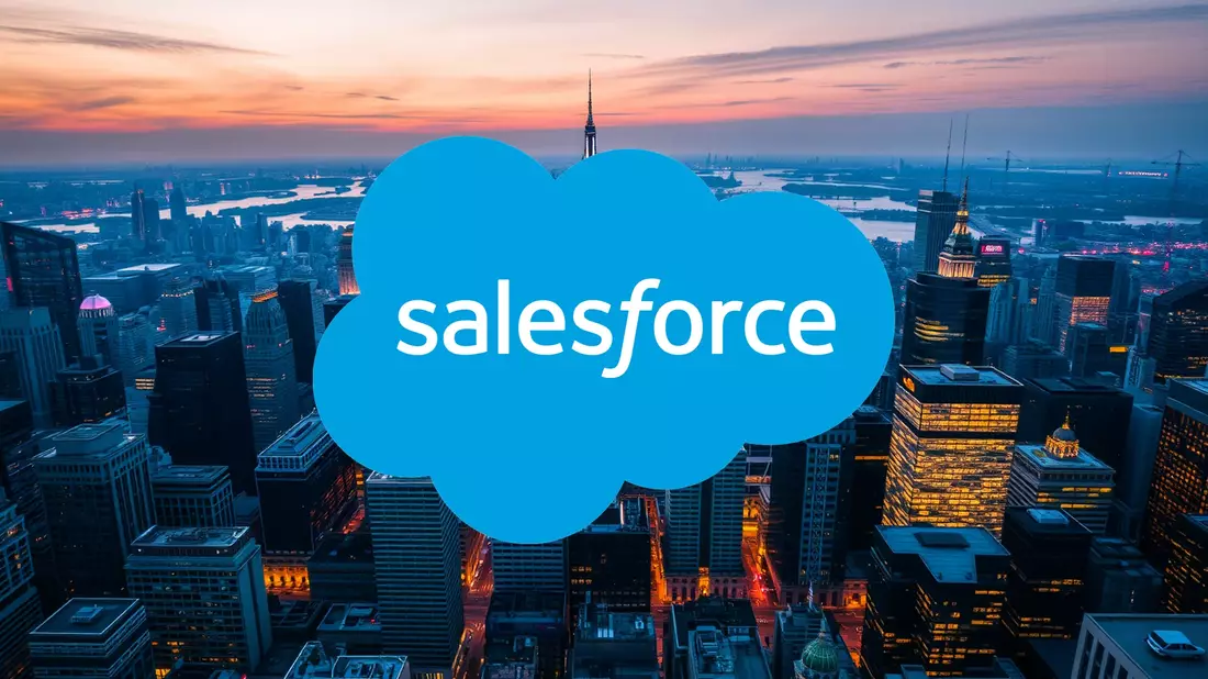 Salesforce Stock: A Crucial Support Test Amid AI Transition Illustration mit AI erstellt übermittelt durch boerse-global.de