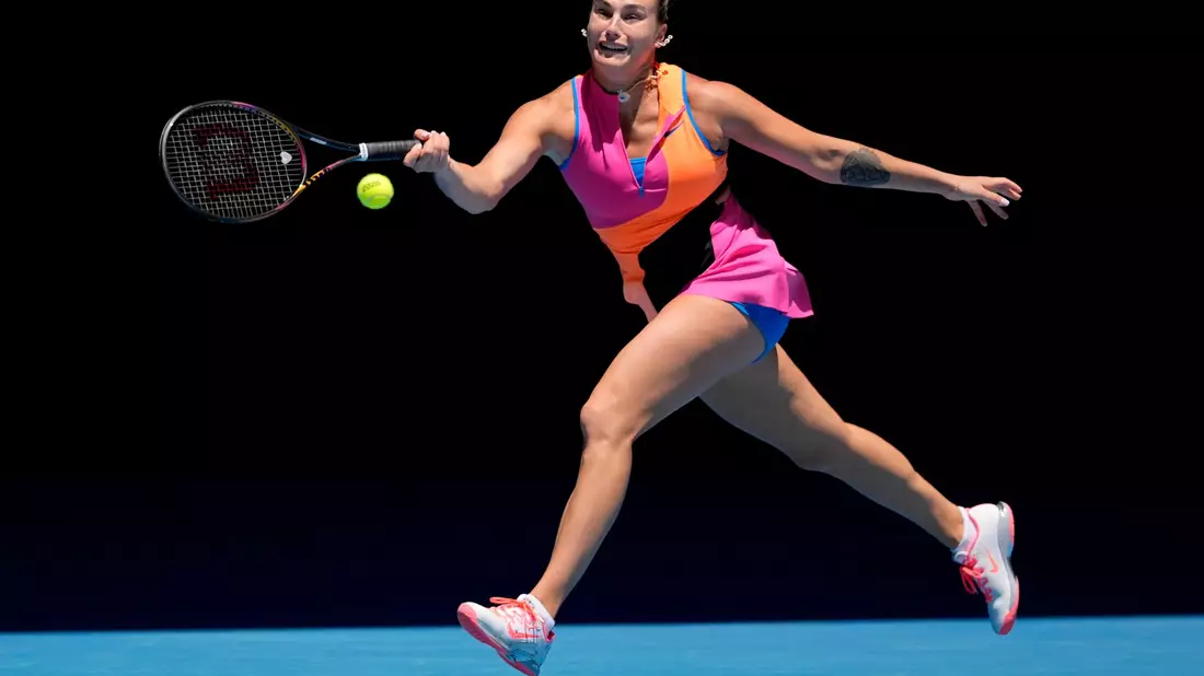 Aryna Sabalenka wurde in Melbourne erstmals gefordert, kam aber weiter. - Bild: Asanka Brendon Ratnayake/AP/dpa