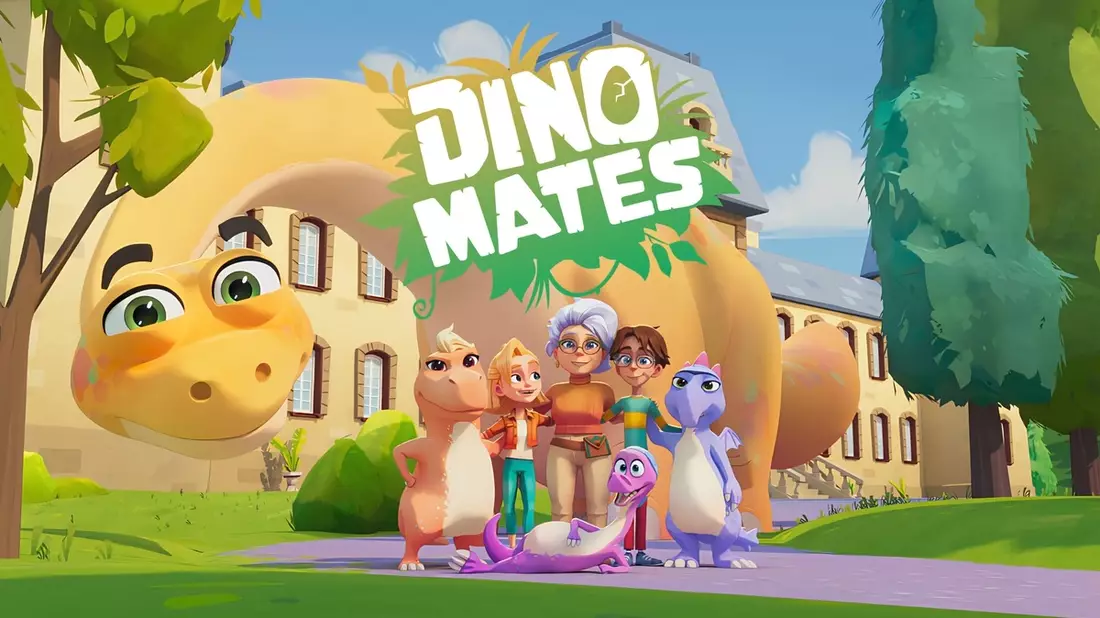 Animations-Premiere: DINO MATES - Ferien bei Madame Freudenreich ab 27. Januar 2026 bei KiKA / Ein turbulenter Sommer voller Geheimnisse und Dinosaurier-Abenteuer - Bild: presseportal.de