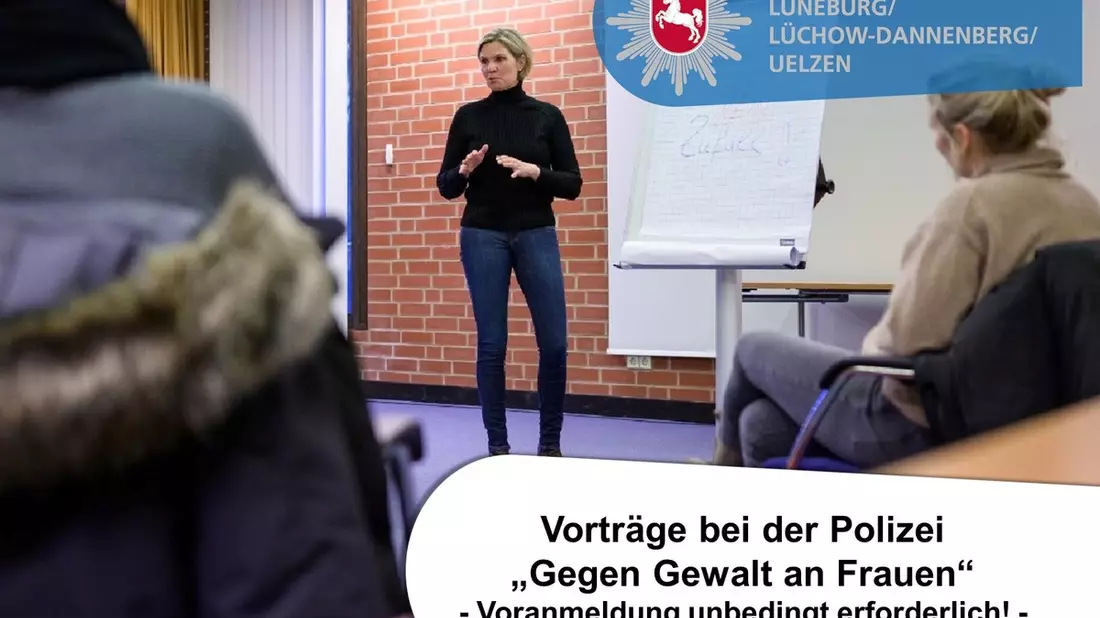 POL-LG: ++ Wie schützen sich Frauen? -> Vorträge bei der Polizei Gegen Gewalt an Frauen in Lüneburg ++ begrenzte Teilnehmerinnenzahl - Voranmeldungen erforderlich! ++ - Bild: presseportal.de